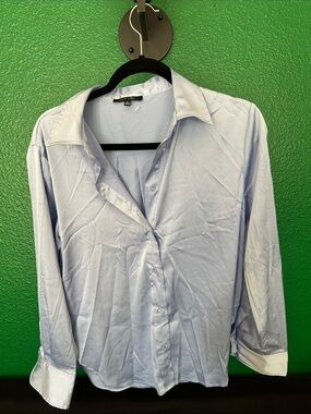 Love Tree Light Blue Blouse S